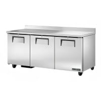 True TWT-72-HC 72" Worktop Refrigerator w/ (3) Sections, 115v