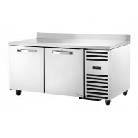 True TWT-67-HC~SPEC3 67" Worktop Refrigerator w/ (2) Sections, 115v