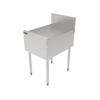 Perlick TSF19DB Underbar Freestanding Drainboard - 6" Backsplash, 19" x 24"