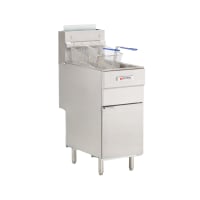 Cecilware Pro Gas Fryer - (1) 40 lb Vat, Floor Model, Natural Gas (FMS403NAT)