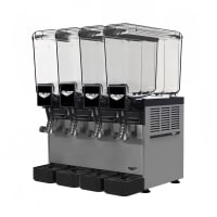 Vollrath VBBC4-37-A Pre Mix Refrigerated Dispenser w/ (4) 2 1/10 gal Bowls - Agitator Circulation...