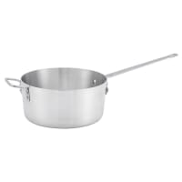 Winco ASP-7 7 qt Aluminum Saucepan w/ Solid Metal Handle