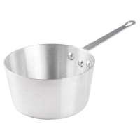 Winco ASP-3 3 3/4 qt Aluminum Saucepan w/ Solid Metal Handle