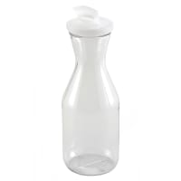 Winco PDT-10 1 L Polycarbonate Decanter w/ Lid