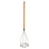 Winco PTM-18R Round Potato Masher, 4 x 18", Stainless
