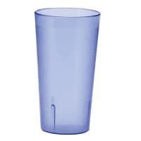 Winco PTP-09B 9 1/2 oz Blue Pebbled Plastic Tumbler