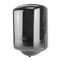 Winco TD-330 Surface Mount Center Pull Paper Towel Dispenser - Plastic, Black