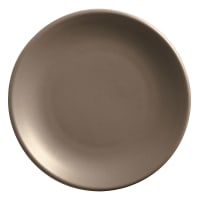 Libbey DRI-2-S 9" Round Driftstone Plate - Porcelain, Sand