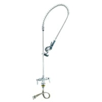 T&S B-0113 42"H Deck Mount Pre Rinse Faucet - 1.15 GPM, Base with Nozzle