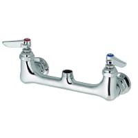 T&S B-0230-LN Sink Mixing Faucet w/o Nozzle, Wall Mounted, 8" Center