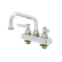 T&S B-1111 Deck Mount Faucet - 8" Swing Spout, 4" Centers