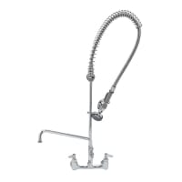 T&S B2187 37 5/8"H Wall Mount Pre Rinse Faucet - 1 3/20 GPM, Base with Nozzle
