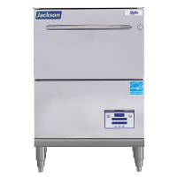 Jackson DELTA HT-E-SEER-S High Temp Rack Undercounter Glass Washer w/ 24 Racks/hr Capacity - Built-in Booster, 230v/1ph