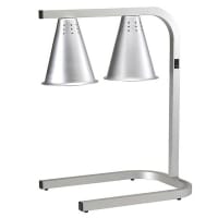 Adcraft HL-2 13 3/4" Countertop Heat Lamp w/ Adjustable Arm - 2 Bulb, Built In Toggle Switch, 120v