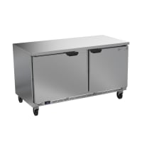 Beverage-Air WTF60AHC-FLT 60" W Worktop Freezer w/ (2) Section & (2) Doors, 115v