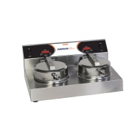Nemco 7000A-2 Double Classic American Waffle Maker w/ Cast Aluminum Grids, 1780W