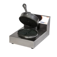 Nemco 7000A-2240 Double Classic American Waffle Maker w/ Cast Aluminum Grids, 890W