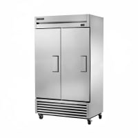 True TS-43-HC 47" Two Section Reach In Refrigerator, (2) Left Hinge Solid Doors, 115v