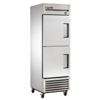 True T-23F-2-HC 27" T Series One Section Reach In Freezer, (2) Left Hinge Solid Doors, 115v