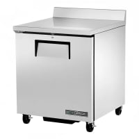 True TWT-27-HC 28" Worktop Refrigerator w/ (1) Section & (1) Left Hinge Door, 115v