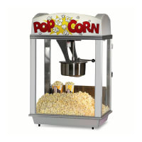 Gold Medal 2001ST Citation Popcorn Machine w/ Deluxe 16 oz Unimaxx Kettle & Stainless Dome, 1...
