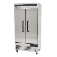 Migali C-2RB-35-HC 39 1/2" Two Section Reach In Refrigerator, (2) Left/Right Hinge Solid Doo...