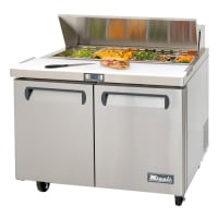 Migali C-SP48-12-HC 48 1/5" Competitor Series® Sandwich/Salad Prep Table w/ Refrigerated Bas...