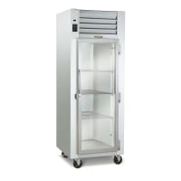 Traulsen G11010 29 7/8" One Section Reach In Refrigerator, (1) Right Hinge Glass Door, 115v