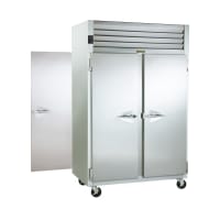 Traulsen G20014P 52 1/10" Two Section Pass Thru Refrigerator, (4) Left/Right Solid Doors, 11...