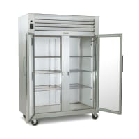 Traulsen G21003 52" Two Section Reach In Refrigerator, 4 Left/Right Hinge Glass Doors, 115v