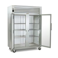 Traulsen G21000 52" Two Section Reach In Refrigerator, 4 Left/Right Hinge Glass Doors, 115v