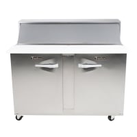Traulsen UPT4818-LR 48" Dealer's Choice Sandwich/Salad Prep Table w/ Refrigerated Base,...