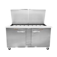 Traulsen UST6024-LR 60" Dealer's Choice Sandwich/Salad Prep Table w/ Refrigerated Base,...