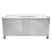Traulsen UST7230-LR 72" Dealer's Choice Sandwich/Salad Prep Table w/ Refrigerated Base,...