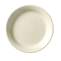 Libbey 740-901-712 7 1/4" Round Porcelana Plate - Porcelain, Cream White