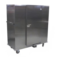 Carter-Hoffmann BB150E Heated Banquet Cart - (180) Plate Capacity, Stainless, 120v