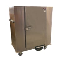 Carter-Hoffmann BB96E Heated Banquet Cart - (120) Plate Capacity, Stainless, 120v