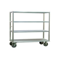 Carter-Hoffmann T726 Queen Mary Cart - 6 Levels, 2500 lb. Capacity, Aluminum, Marine Edges