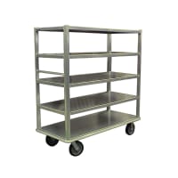 Carter-Hoffmann T544 Queen Mary Cart - 4 Levels, 2400 lb. Capacity, Aluminum, Marine Edges