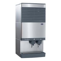 Follett 110CT425A-L 425 lb Countertop Water &amp; Nugget Ice Dispenser - 90 lb Storage, Cup Fill, 115v