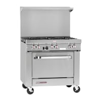 Southbend S36A 36" 6 Burner Gas Range w/ Convection Oven, Natural Gas