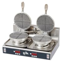 Star SWBD Double Classic American Waffle Maker w/ Aluminum Grids, 1800W, 120v
