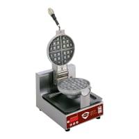 Wells BWB-1SE Single Classic Belgian Waffle Maker w/ Cast Aluminum Grid, 120v