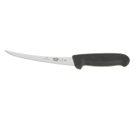 Victorinox 5.6613.15B Curved Flexible Boning Knife w/ 6" Blade, Black Fibrox® Nylon Handle