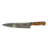 Victorinox 5.2030.25-X1 Wavy/Straight Chef's Knife w/ 10" Blade, Wood Handle