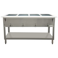 Duke E304SW 58 3/8" Hot Food Table w/ (4) Wells & Cutting Board, 208v/1ph