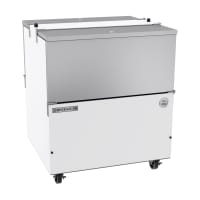 Beverage-Air ST34HC-W-02 Milk Cooler w/ Dual Top & Side Access - (512) Half Pint Carton Capac...