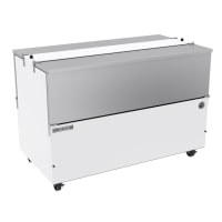 Beverage-Air ST58HC-W-02 Milk Cooler w/ Dual Top & Side Access - (1024) Half Pint Carton Capa...
