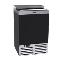 Krowne BC24-BG 24" Forced Air Bottle Cooler - Holds (120) 12 oz Bottles, Black, 115v