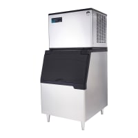 ICETRO IM-0350-AH/IB-044 367 lb Maestro Half Cube Ice Machine w/ Bin - 440 lb Storage, Air Cooled, 115v